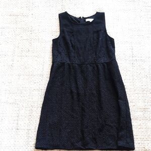 Loft black lace dress
